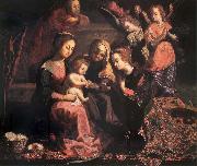 Josefa of Ayala The martimonio mistico of Holy Catalina USA oil painting artist